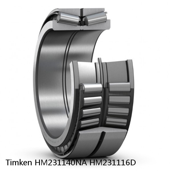 HM231140NA HM231116D Timken Tapered Roller Bearing Assembly